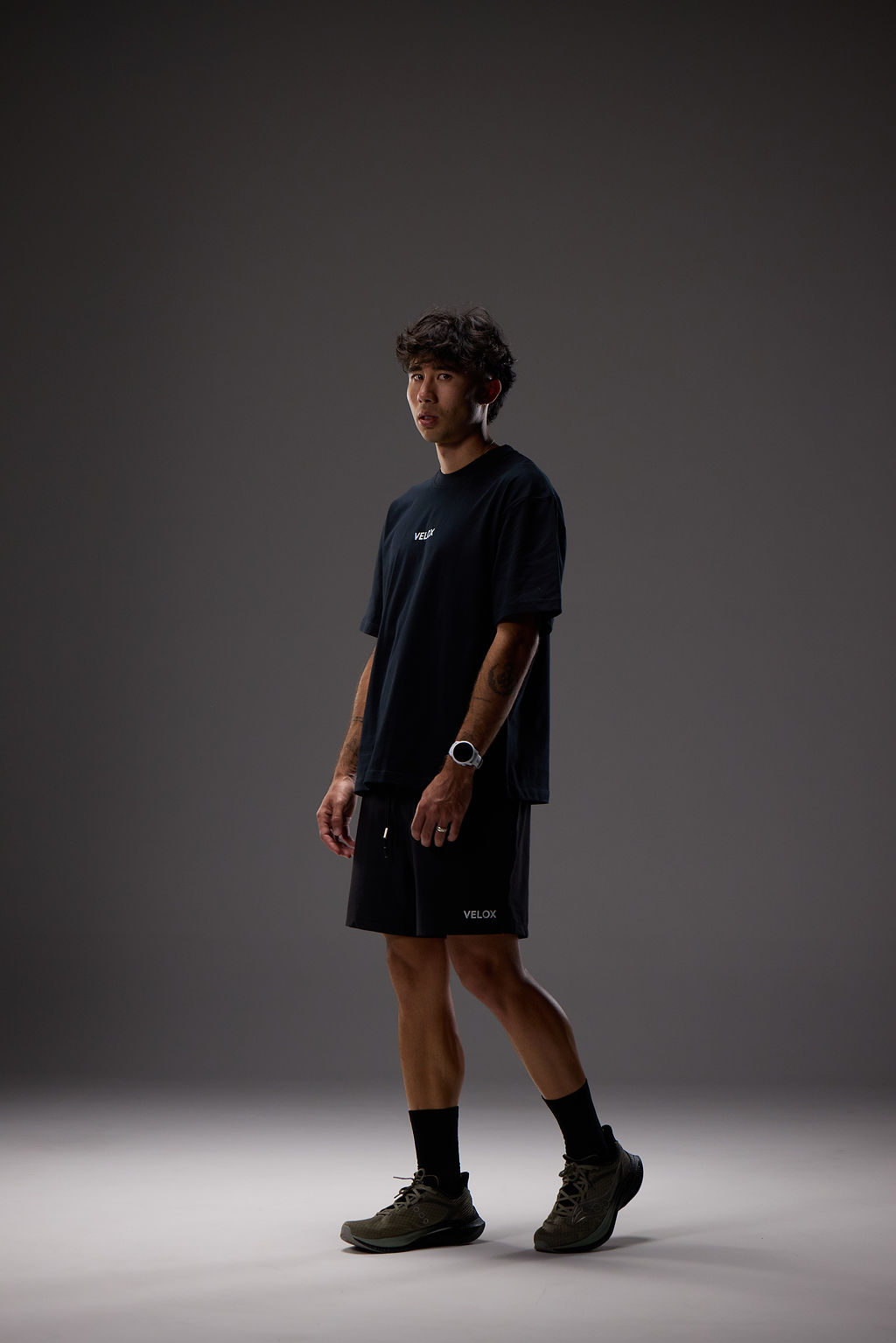 VELOX COTTON TEE - BLACK