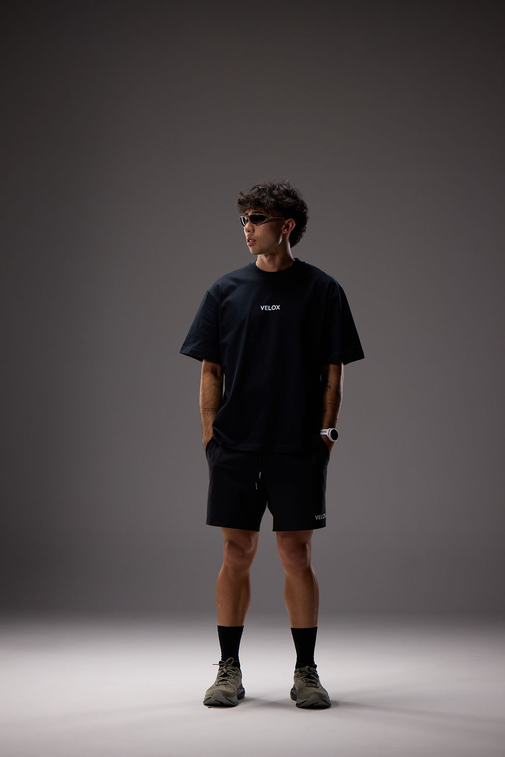 VELOX COTTON TEE - BLACK