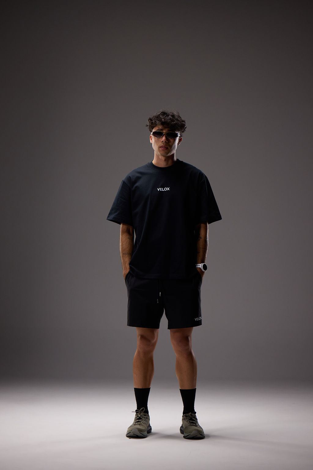 VELOX COTTON TEE - BLACK