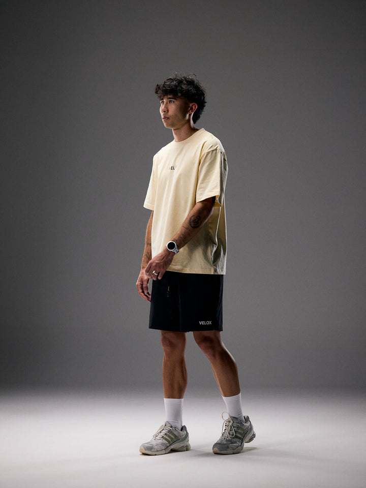 VELOX COTTON TEE - BUTTER