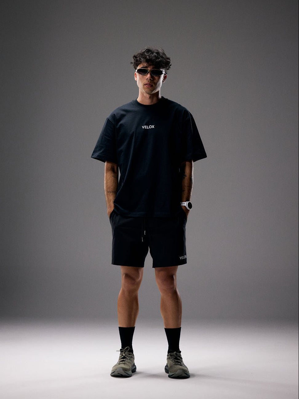 VELOX COTTON TEE - BLACK