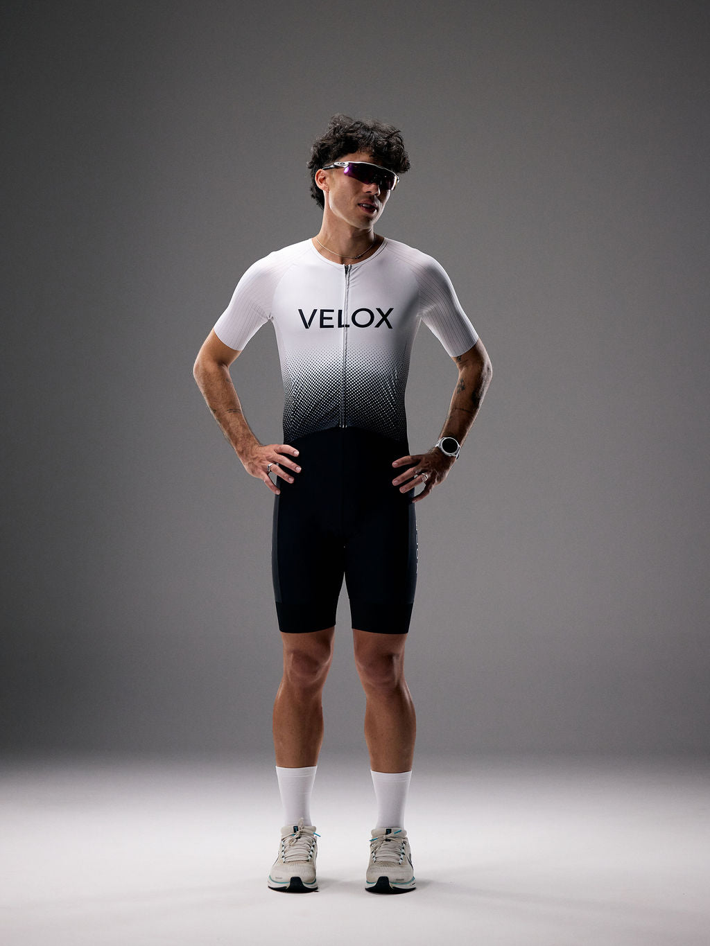VELOX ORIGIN SUIT - WHITE/BLACK
