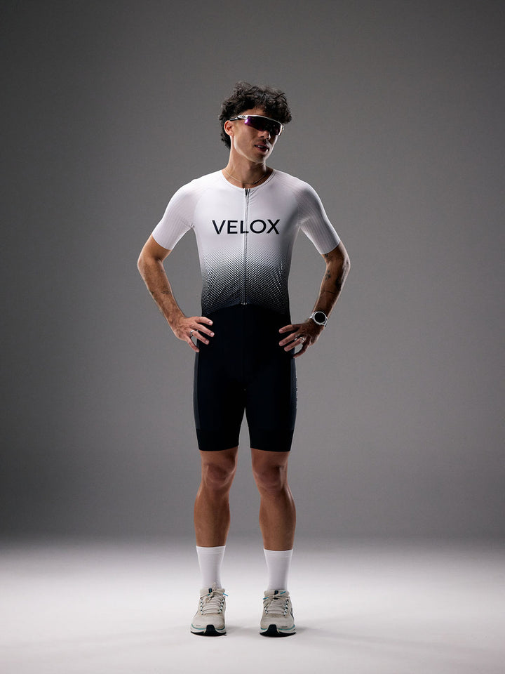 VELOX ORIGIN SUIT - WHITE/BLACK